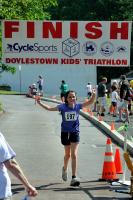 Gabriella at the Finish!