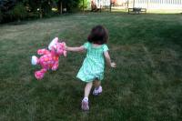 Jessica and her new friend, Lucy