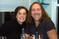 Mama & Papa enjoying Christmas Eve dinner.