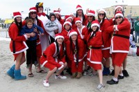 Crazy Santa Swimmers