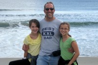 Papa & the Girls at Corsons Inlet