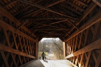 Covered bridge Tyler State Park