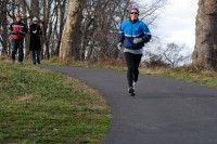 Mama running in Tyler Park