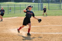 Elisa fielding softball 2012