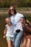 Papa & the Girls (tickling) at Tyler State Park