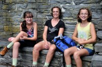 Resting at the scenic overlook at Taughannock